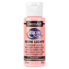   Akrilfesték matt 59ml - Peach Punch - DecoArt Americana® Acrylics - Neon Lights (1 db)