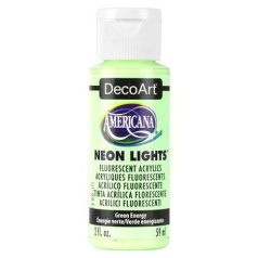   Akrilfesték matt 59ml - Green Energy - DecoArt Americana® Acrylics - Neon Lights (1 db)