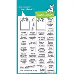   Szilikonbélyegző LF2167, Clear Stamps / Love Poems -  (1 csomag)