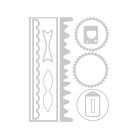 Vágósablon A4! 664400, Sizzix Thinlits Plus Die / Cake Box  (1 csomag)