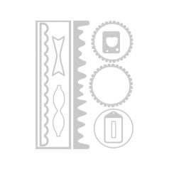   Vágósablon A4! 664400, Sizzix Thinlits Plus Die / Cake Box  (1 csomag)