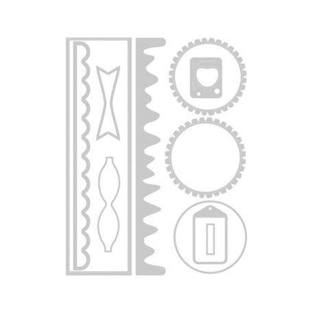 Vágósablon A4! 664400, Sizzix Thinlits Plus Die / Cake Box  (1 csomag)