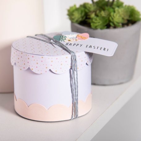 Vágósablon A4! 664400, Sizzix Thinlits Plus Die / Cake Box  (1 csomag)