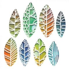   Vágósablon 664431, Sizzix Thinlits Die / Cut Out Leaves - Tim Holtz  (1 csomag)