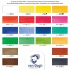 Talens Van Gogh akvarellfesték készlet - 18 + 2 db - Watercolour plastic case set (1 csomag)