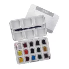 Talens Van Gogh akvarellfesték készlet - 12 + 3 db - Basic colours - Watercolour pocket box (1 csomag)