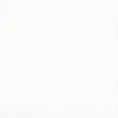   Alapkarton - textúrált felületű 12x12" , Bazzill Mono canvas / White (1 db)