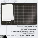 Tonic Studios Balkezes Üvegalátét Tim Holtz Glass Media Mat Left Handed (1 db)