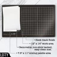   Tonic Studios Balkezes Üvegalátét Tim Holtz Glass Media Mat Left Handed (1 db)