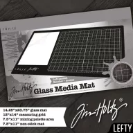   Tonic Studios Balkezes Üvegalátét Tim Holtz Glass Media Mat Left Handed (1 db)