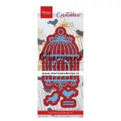   Vágósablon LR0639, Marianne Design Creatable / Birdcage (L) -  (1 csomag)