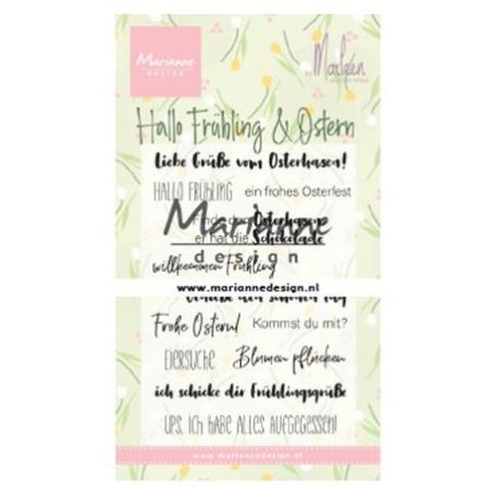 Szilikonbélyegző CS1045, Marianne Design Clear Stamp / Marleen's Hallo Fruhling & Oster -  (1 db)