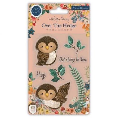 Szilikonbélyegző , Craft Consortium Over The Hedge / Olivia the Owl - Clear Stamps (1 db)