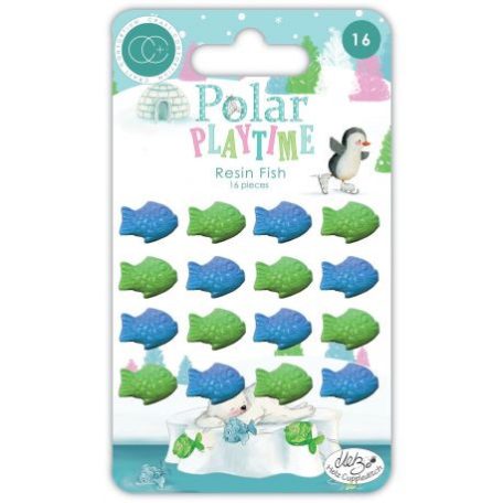Dísztőelem , Craft Consortium Polar Playtime / Resin Fish -  (1 csomag)