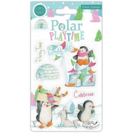 Szilikonbélyegző , Craft Consortium Polar Playtime / Polar Playtime - Clear Stamps (1 db)