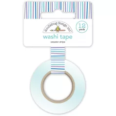   Dekorációs ragasztószalag , Doodlebug Design Winter Wonderland / Sweater Stripe - Washi Tape (1 db)
