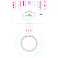   Dekorációs ragasztószalag , Doodlebug Design Love Notes / Lovely Lines - Washi Tape (1 db)