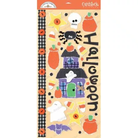 Matrica , Doodlebug Design Stickers  / Lil' Spooks -  (1 ív)