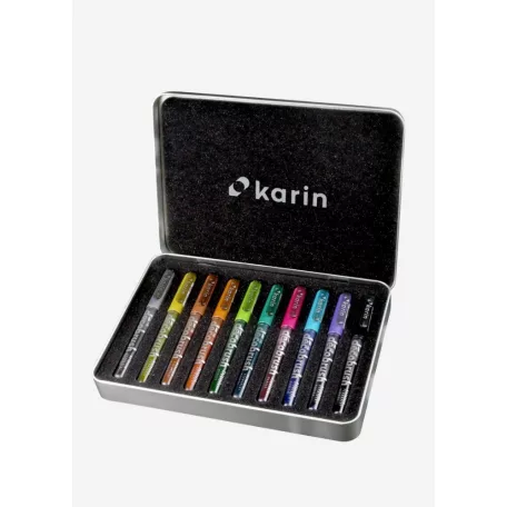 Karin DecoBrush metálszínű Ecsetfilc készlet Metallic (10 db)