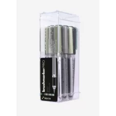   Karin Brushmarker PRO Ecsetfilc készlet Gray colours (12 db)