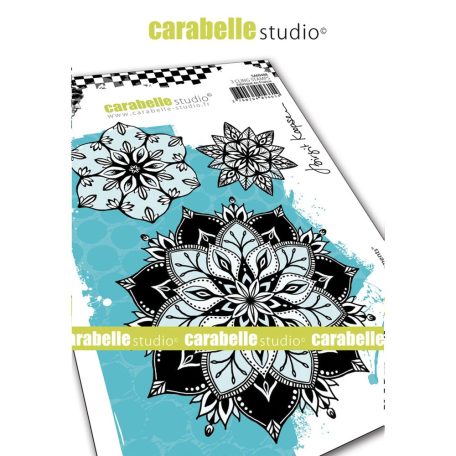 Gumibélyegző A6, Carabelle Studio Cling Stamp / floral elements (1 db)
