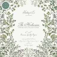   Papírkészlet 6", Craft Consortium Paper Pad  / The Herbarium -  (40 lap)