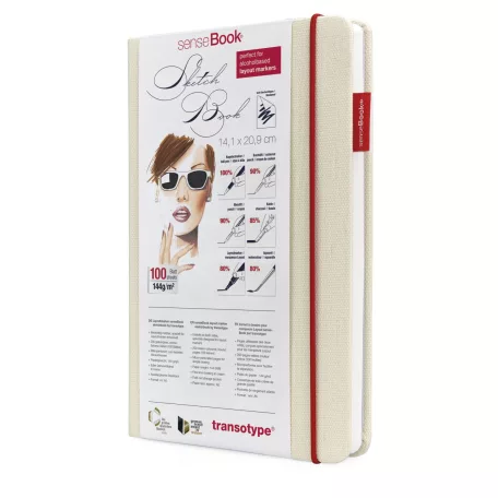 Vázlatfüzet alkoholos filchez A5 - senseBook Sketchbook (1 db)