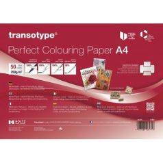   50 ív - Papír alkoholos markerhez A4, transotype® Perfect Colouring Pape / 250 g/m² -  (50 lap)