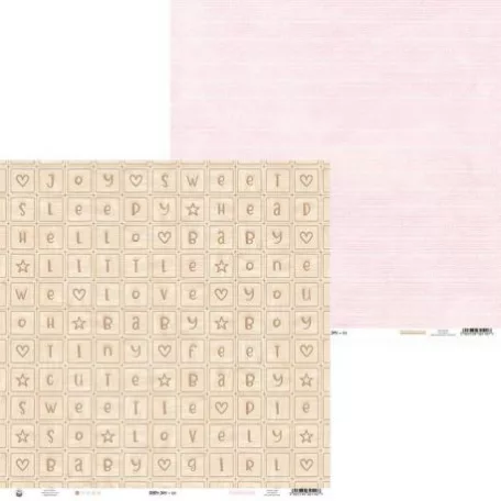 Scrapbook papír 12x12, Piatek13 Paper / Paper Baby Joy 01 -  (1 lap)