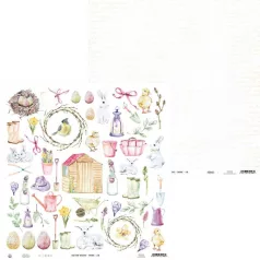   Scrapbook papír 12x12, Piatek13 Paper / Paper The Four Seasons - Spring 07b -  (1 lap)