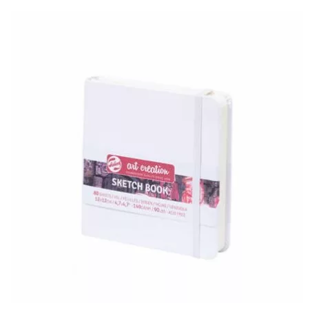 Vázlatfüzet 12x12 cm, Talens Art Creation Sketch Book / Fehér - 80 lap (1 db)