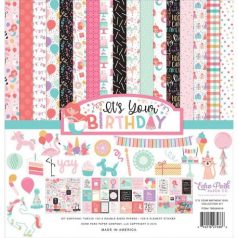   Echo Park Scrapbook Papírkészlet 12" (30 cm) It's Your Birthday Girl / Collection Kit (1 csomag)