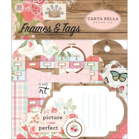 Carta Bella Kivágatok - Farmhouse Market / Ephemera - Frames & Tags (1 csomag)