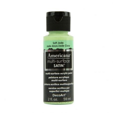 Akrilfesték - selyemfényű 59ml - Soft Jade - DecoArt Americana® Multi-Surface Satin (1 db)