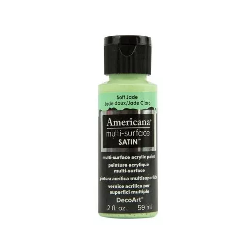 Akrilfesték - selyemfényű 59ml - Soft Jade - DecoArt Americana® Multi-Surface Satin (1 db)