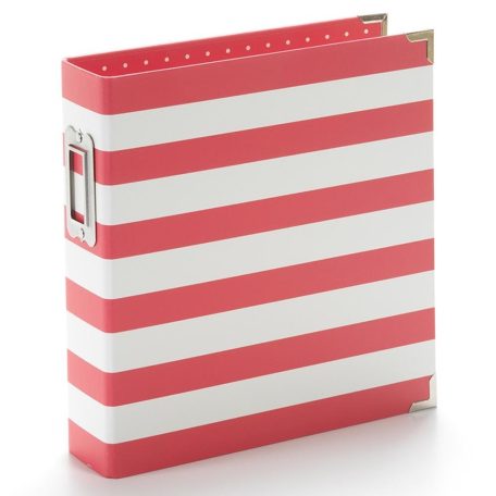 Album 6x8", Sn@p! / Designer Binder - Red Stripe (1 csomag)