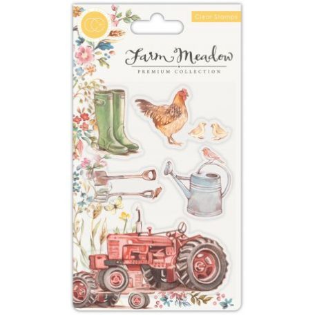 Szilikonbélyegző , Craft Consortium Farm Meadow / Farm Meadow - Clear Stamps (1 db)