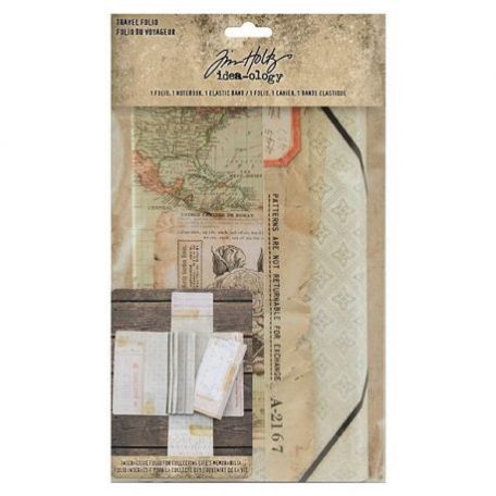 Díszítőelem , Travel Folio / Tim Holtz Idea-ology -  (1 csomag)