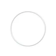 Fémkarika 30 cm, Metal ring / White - Fehér (1 db)