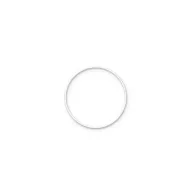 Fémkarika 15 cm, Metal ring / White - Fehér (1 db)