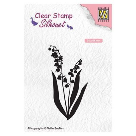 Szilikonbélyegző SIL065, Silhouet Clear stamps / Lily of the valley -  (1 db)
