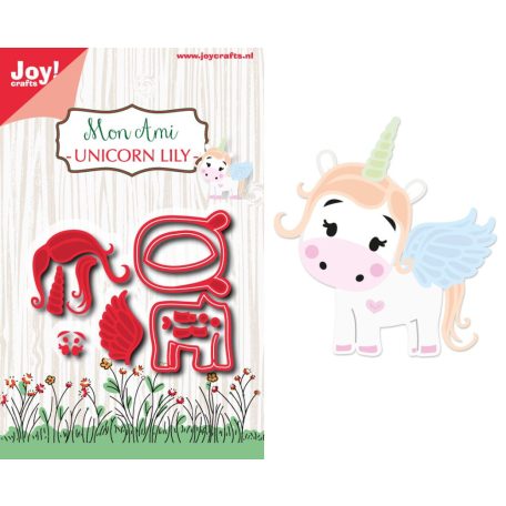 Joy!Crafts Vágósablon - Unicorn Lily - Egyszarvú - Dies (1 csomag)