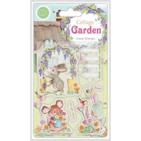 Szilikonbélyegző , Craft Consortium Cottage Garden / Green Fingers - Clear Stamps (1 db)