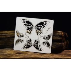  Díszítőelem , SnipArt Chipboard / Mandalas Dreams – Butterfly wings 3 (1 csomag)