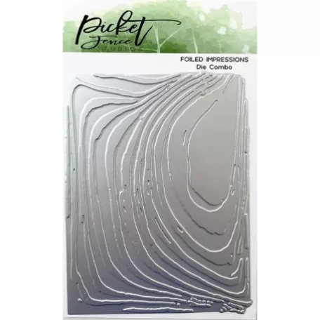 Klisé , Picket Fence Studios Foil and Cutting  / Woodgrain Foil  (1 csomag)