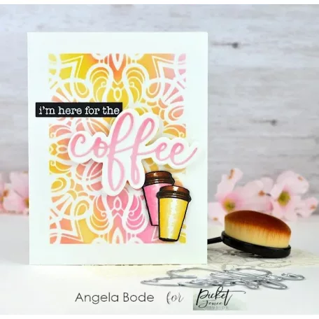 Vágósablon , Picket Fence Studios Dies / Coffee (1 csomag)