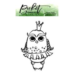   Picket Fence Studios Princess Owl Szilikonbélyegző + Vágósablon készlet (1 csomag)