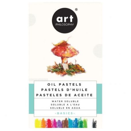 Olajpasztell kréta , Prima Art Philosophy / Pastels Basics - Water-Soluble Oil (12 szín)