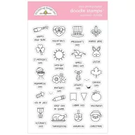   Szilikonbélyegző , Doodlebug Design Doodle Stamps / Occasions Holiday -  (1 csomag)