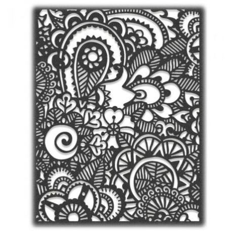 SIZZIX vágósablon, Sizzix Thinlits Die / Doodle Art 2 -  (1 csomag)